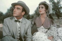 Montgomery Clift and Elizabeth Taylor in Raintree County.