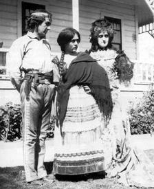 Henry B. Walthall, Mary Pickford and Kate Bruce.