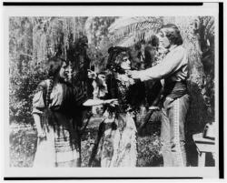 Mary Pickford, Kate Bruce and Henry B. Walthall in Ramona.