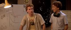 Val Kilmer and Gabriel Jarret in Real Genius.