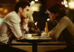 Colin Farrell and Bridget Moynahan in The Recruit.