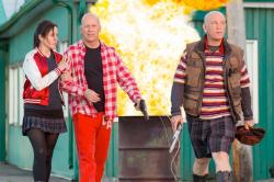 Mary-Louise Parker, Bruce Willis and John Malkovich in Red 2.