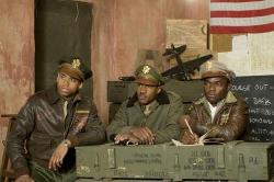 Tristan Wilds, Nate Parker and David Oyelowo in Red Tails.