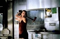 Milla Jovovich in Resident Evil.