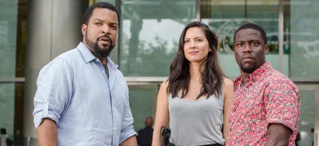 Ice Cube, Olivia Munn and Kevin Hart in Ride Along 2