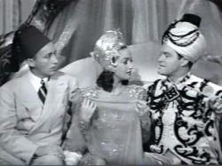 Bing Crosby, Dorothy Lamour and Bob Hope in Road to Morocco.