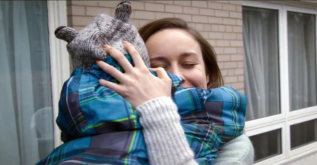 Jacob Tremblay and Brie Larson in Room. Jacob Tremblay and Brie Larson in Room.