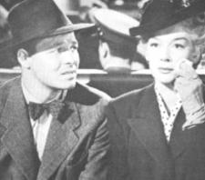 Jack Carson and Rosalind Russell in Roughly Speaking