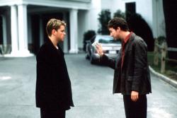 Matt Damon and Edward Norton in Rounders.