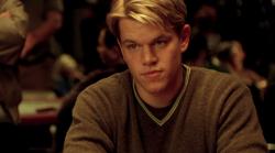 Matt Damon in Rounders. Matt Damon in Rounders.