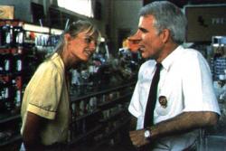 Daryl Hannah and Steve Martin in Roxanne.