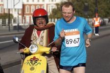 Simon Pegg and Harish Patel Simon Pegg and Harish Patel