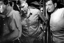 Burt Lancaster and Clark Gable in Run Silent, Run Deep.