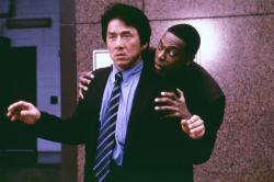 Jackie Chan and Chris Tucker in Rush Hour 2. Jackie Chan and Chris Tucker in Rush Hour 2.