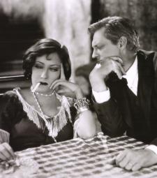 Gloria Swanson and Lionel Barrymore in Sadie Thompson. Gloria Swanson and Lionel Barrymore in Sadie Thompson.
