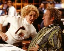 Molly Shannon and Tim Allen in The Santa Clause 2. Molly Shannon and Tim Allen in The Santa Clause 2.