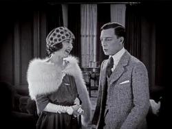 Beulah Booker and Buster Keaton in The Saphead. Beulah Booker and Buster Keaton in The Saphead.