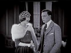 Beulah Booker and Buster Keaton in The Saphead.