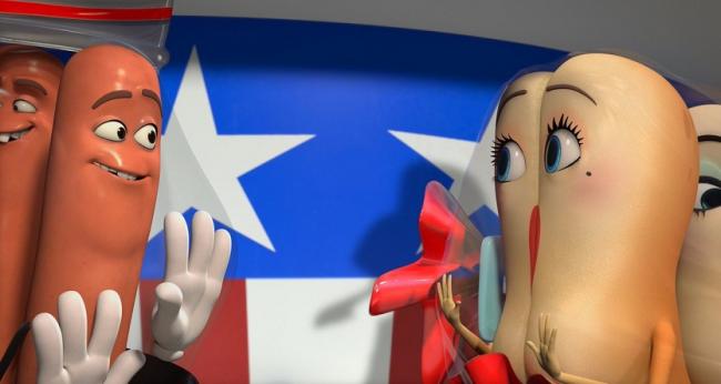 A wiener wanting to be inside a bun, in Sausage Party A wiener wanting to be inside a bun, in Sausage Party