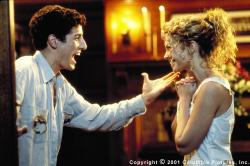 Jason Biggs and Amanda Detmer in Saving Silverman.