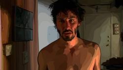 Keanu Reeves in Scanner Darkly. Keanu Reeves in Scanner Darkly.