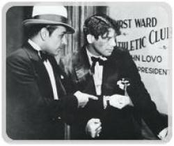 George Raft and Paul Muni up to no good in Scarface.