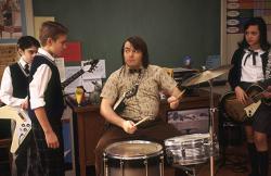 Jack Black in The School of Rock. Jack Black in The School of Rock.