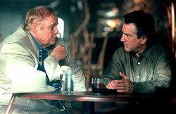 Marlon Brando and Robert De Niro in The Score. Marlon Brando and Robert De Niro in The Score.