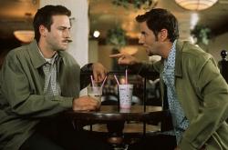 David Arquette and Jamie Kennedy in Scream 2 David Arquette and Jamie Kennedy in Scream 2