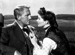 Spencer Tracy and Katharine Hepburn in Sea of Grass Spencer Tracy and Katharine Hepburn in Sea of Grass