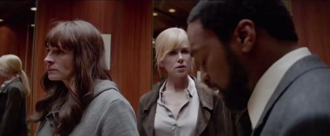 Julia Roberts, Nicole Kidman and Chiwetel Ejiofor in The Secret in Their Eyes