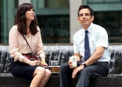 Kristen Wiig and Ben Stiller in The Secret Life of Walter Mitty.