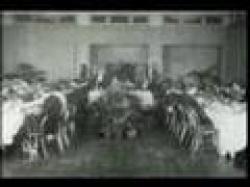 A dinner of silent film stars. A dinner of silent film stars.
