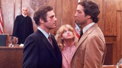 Charles Grodin, Goldie Hawn and Chevy Chase in Seems Like Old Times.