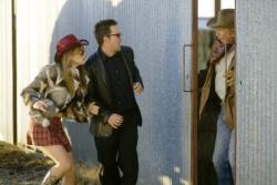Elizabeth Hurley and Matthew Perry in Serving Sara. Elizabeth Hurley and Matthew Perry in Serving Sara.