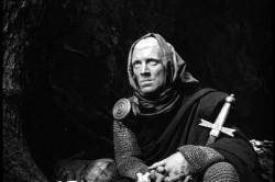 Max Von Sydow in Ingmar Bergrman's The Seventh Seal. Max Von Sydow in Ingmar Bergrman's The Seventh Seal.