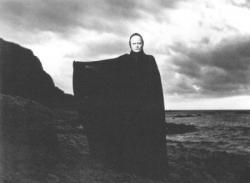 Bengt Ekerot as Death in Ingmar Bergman's iconic The Seventh Seal.