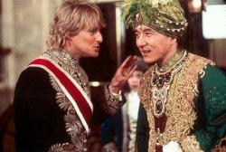 Owen Wilson and Jackie Chan in Shanghai Knights. Owen Wilson and Jackie Chan in Shanghai Knights.