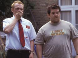 Simon Pegg and Nick Frost in Shaun of the Dead.