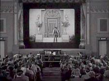 Buster Keatons walks into the movie in Sherlock Jr. Buster Keatons walks into the movie in Sherlock Jr.