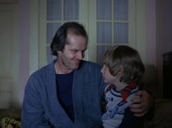 Jack Nicholson and Danny Lloyd in The Shining