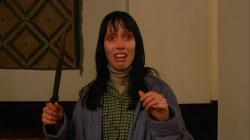 Shelley Duvall in The Shining. Shelley Duvall in The Shining.