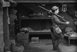 Charlie Chaplin in Shoulder Arms. Charlie Chaplin in Shoulder Arms.