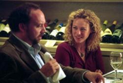 Paul Giamatti and Virginia Madsen in Sideways. Paul Giamatti and Virginia Madsen in Sideways.