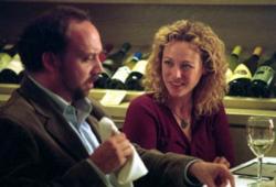 Paul Giamatti and Virginia Madsen in Sideways.