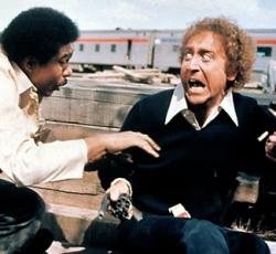 Richard Pryor and Gene Wilder in Silver Streak. Richard Pryor and Gene Wilder in Silver Streak.