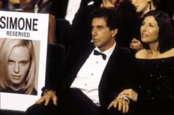 Al Pacino and Catherine Keener in S1mone Al Pacino and Catherine Keener in S1mone