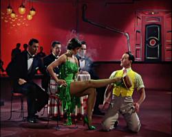 Cyd Charisse and Gene Kelly in Singin' in the Rain. Cyd Charisse and Gene Kelly in Singin' in the Rain.