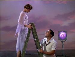 Debbie Reynolds and Gene Kelly in Singin' in the Rain. Debbie Reynolds and Gene Kelly in Singin' in the Rain.