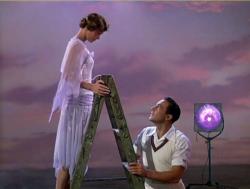 Debbie Reynolds and Gene Kelly in Singin' in the Rain.